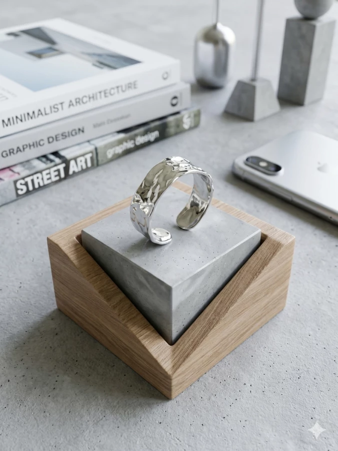 Bague Onde Brut Nakupenda