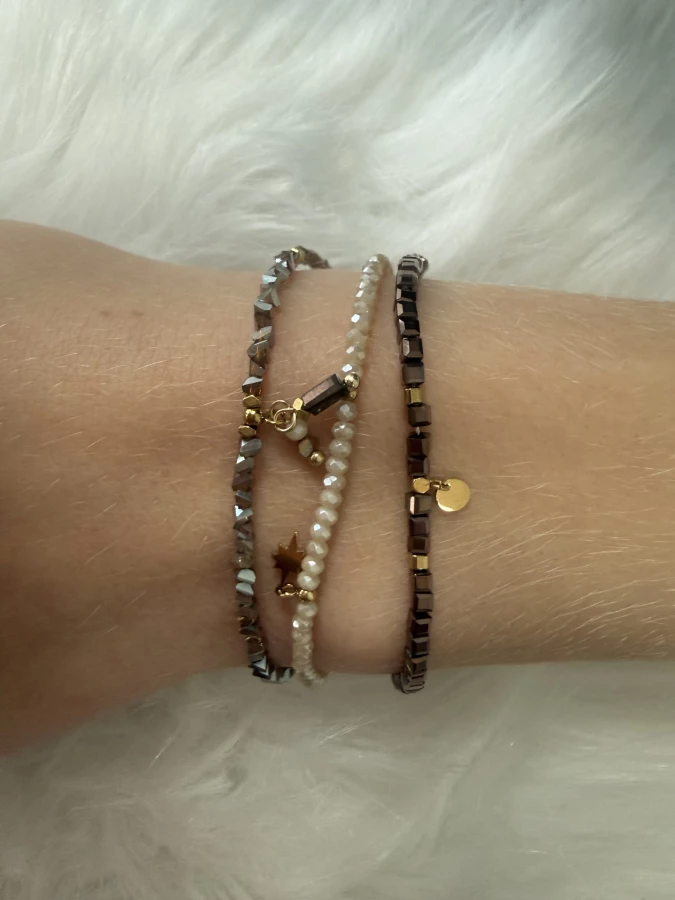 Triple Bracelet en perles Nakupenda