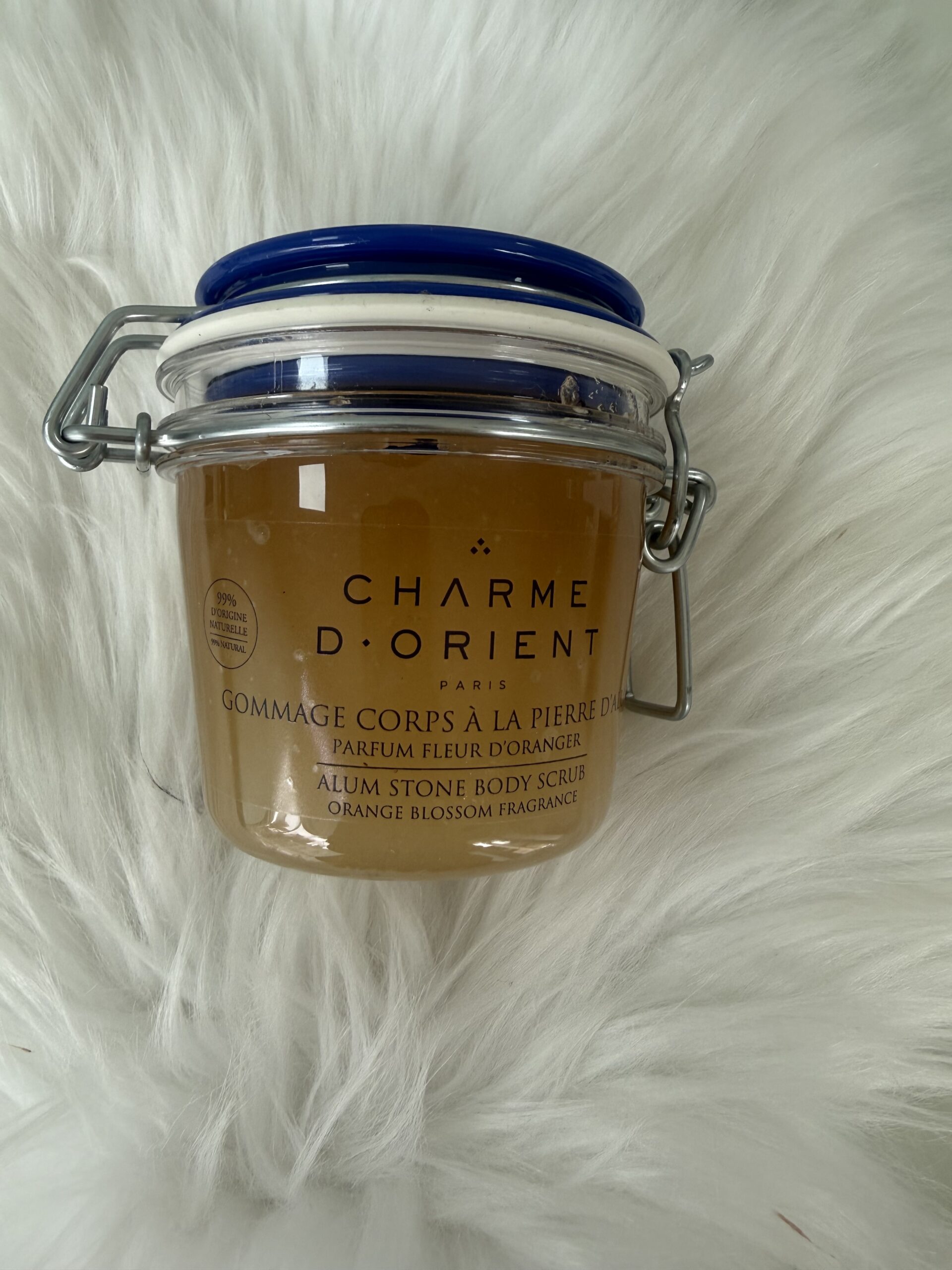 Gommage Corps Pierre d'Alun Fleur d'Oranger Charme d'orient