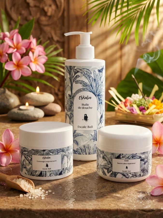 Coffret Routine Corps Post-Vacances – Escale Bali Eskalia