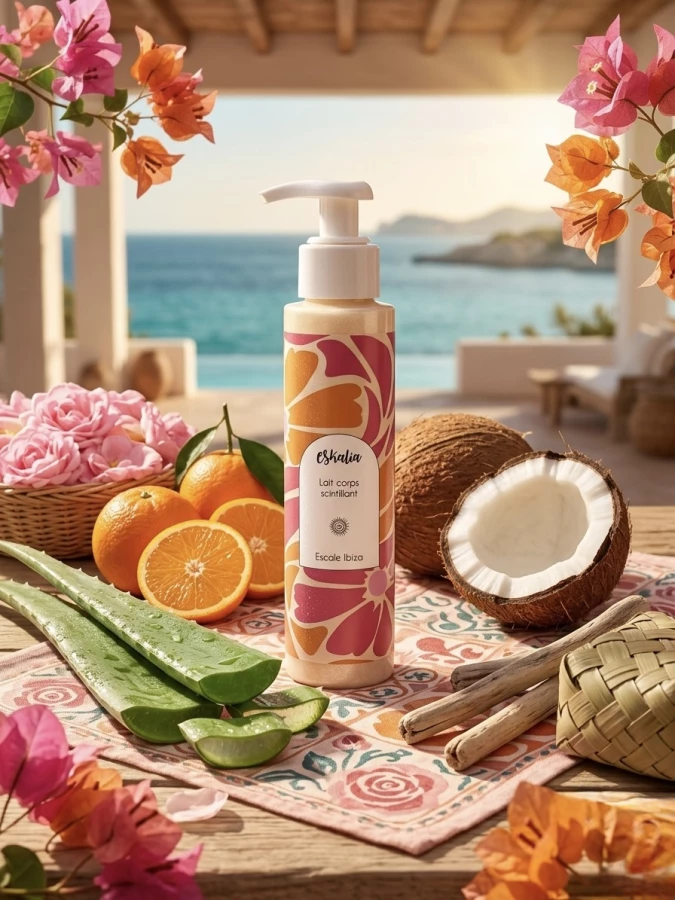 Lait corps scintillant Ibiza Eskalia