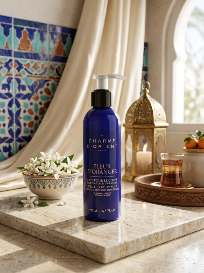Lait Corps à l'huile d'argan Fleur d'Oranger Charme d'Orient