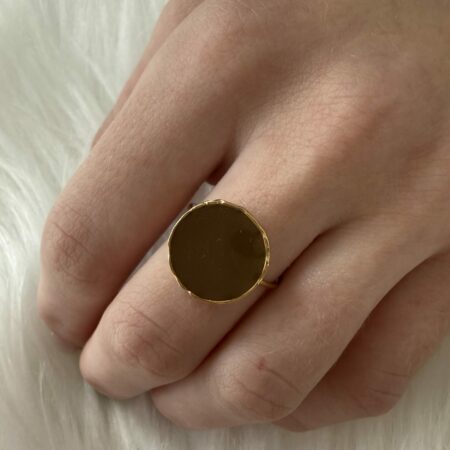 Bague Rond marron Nakupenda