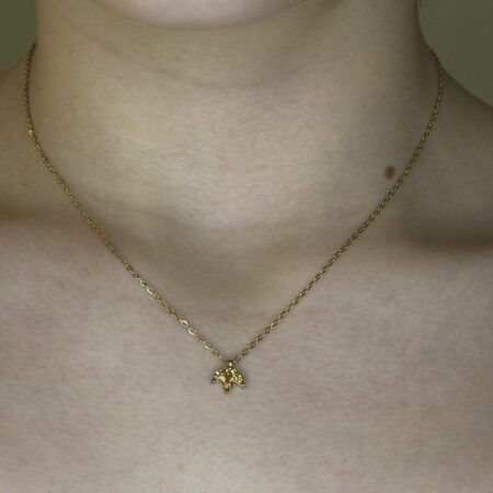 collier pendentif pierre beige Nakupenda